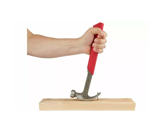 Молоток Milwaukee стальной с гвоздодером 570 гр (4932478656), изображение 5