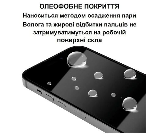Скло захисне Lunatik Premium Tempered Glass 3D Full Cover Black for iPhone 14 Pro (1195282), зображення 6