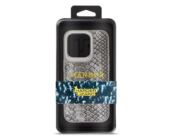 Чехол для мобильного телефона Harder Lizard Apple iPhone 15 Pro Grey (ARM76872), изображение 3 Чехол для мобильного телефона Harder Lizard Apple iPhone 15 Pro Grey (ARM76872), изображение 3