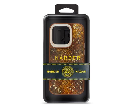 Чехол для мобильного телефона Harder Nagas Apple iPhone 15 Pro Brown (ARM76740), изображение 3 Чехол для мобильного телефона Harder Nagas Apple iPhone 15 Pro Brown (ARM76740), изображение 3