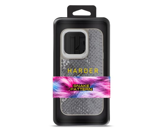 Чехол для мобильного телефона Harder Snake Pattern Apple iPhone 15 Pro Grey Silver (ARM76798), изображение 3 Чехол для мобильного телефона Harder Snake Pattern Apple iPhone 15 Pro Grey Silver (ARM76798), изображение 3