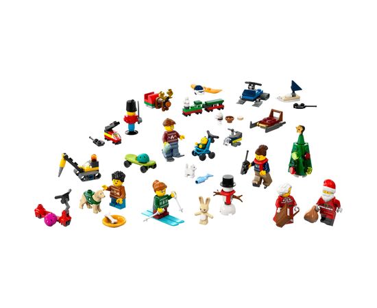 Конструктор LEGO City Рождественский календарь 2024 (60436), изображение 2 Конструктор LEGO City Рождественский календарь 2024 (60436), изображение 2