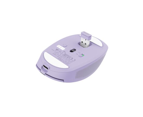Мышка Trust Ozaa Wireless Purple (25384), изображение 5 Мышка Trust Ozaa Wireless Purple (25384), изображение 5