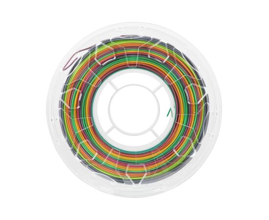 Пластик для 3D-принтера Creality PLA 1кг, 1.75мм, rainbow (3301010010), зображення 2 Пластик для 3D-принтера Creality PLA 1кг, 1.75мм, rainbow (3301010010), зображення 2