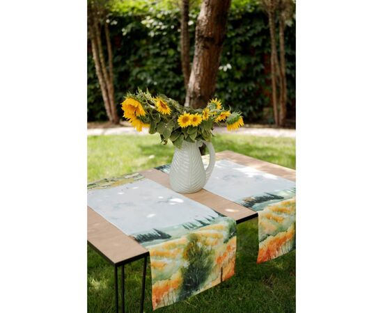 Дорожка на стол Прованс Деревца 40х130 (036896), изображение 3 Дорожка на стол Прованс Деревца 40х130 (036896), изображение 3