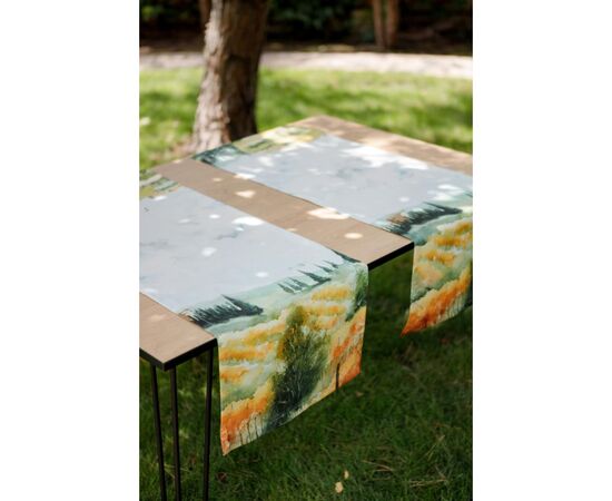 Дорожка на стол Прованс Деревца 40х130 (036896), изображение 4 Дорожка на стол Прованс Деревца 40х130 (036896), изображение 4