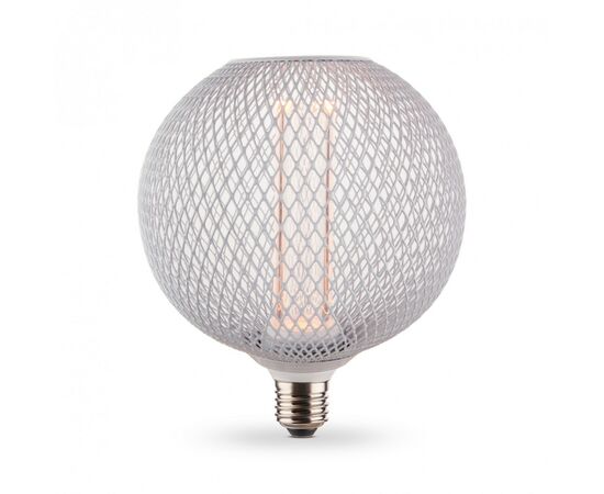 Лампочка Videx Filament 4W E27 1800K White Chainmail style (VL-DWMC125150), изображение 2 Лампочка Videx Filament 4W E27 1800K White Chainmail style (VL-DWMC125150), изображение 2