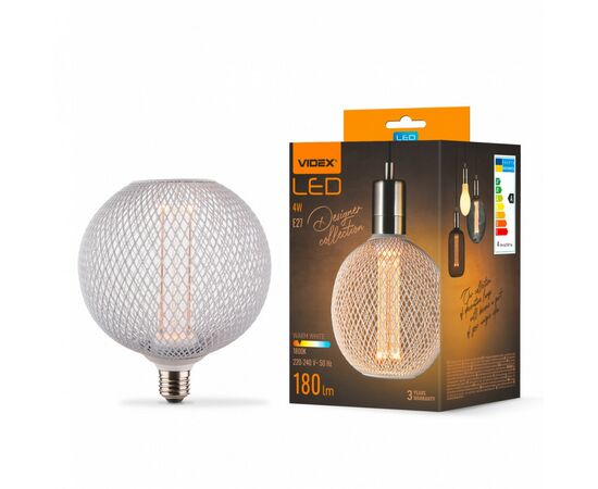 Лампочка Videx Filament 4W E27 1800K White Chainmail style (VL-DWMC125150)