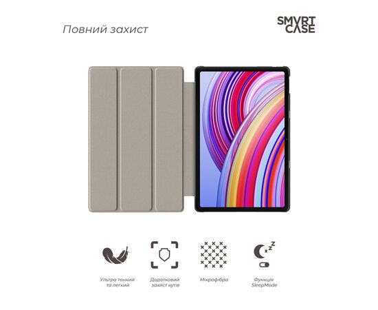 Чохол до планшета Armorstandart Smart Case Xiaomi Redmi Pad Pro / Poco Pad Black (ARM77456), зображення 3 Чохол до планшета Armorstandart Smart Case Xiaomi Redmi Pad Pro / Poco Pad Black (ARM77456), зображення 3