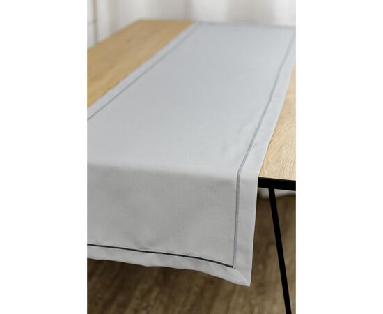 Доріжка на стіл Прованс Kelly сіра 40х140 (32896), зображення 4 Доріжка на стіл Прованс Kelly сіра 40х140 (32896), зображення 4