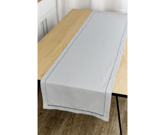 Доріжка на стіл Прованс Kelly сіра 40х200 (33139), зображення 3 Доріжка на стіл Прованс Kelly сіра 40х200 (33139), зображення 3