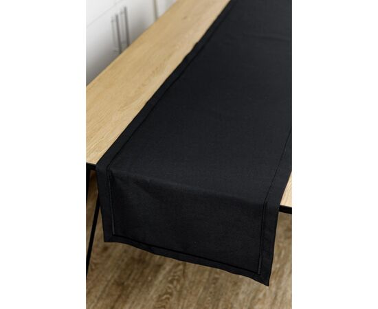 Доріжка на стіл Прованс Kelly чорна 40х160 (33130), зображення 2 Доріжка на стіл Прованс Kelly чорна 40х160 (33130), зображення 2