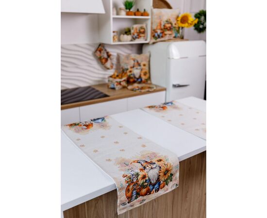 Дорожка на стол Прованс гобеленовая Тыквенные гномы 40х140 (036202), изображение 4 Дорожка на стол Прованс гобеленовая Тыквенные гномы 40х140 (036202), изображение 4