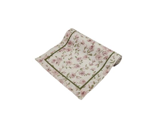 Дорожка на стол Прованс Тереза цветочки с кантом 40х140 (034454), изображение 5 Дорожка на стол Прованс Тереза цветочки с кантом 40х140 (034454), изображение 5