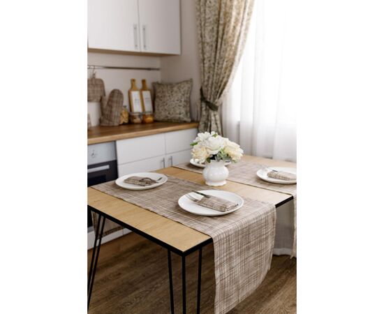 Доріжка на стіл Прованс Тереза Клітинка 40х140 (034450), зображення 5 Доріжка на стіл Прованс Тереза Клітинка 40х140 (034450), зображення 5