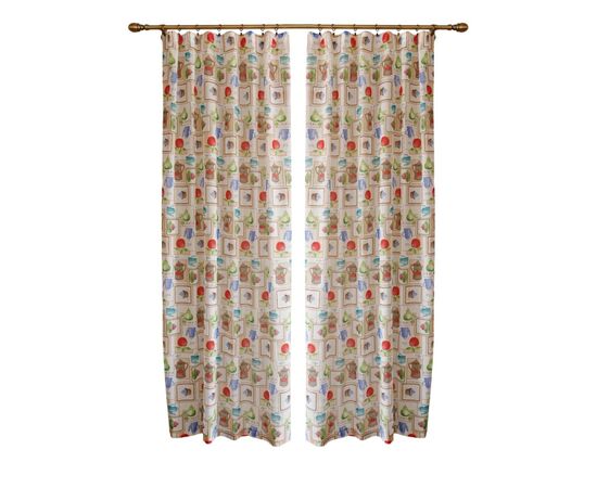 Штора Прованс Red apples 140х250 см (034894), изображение 3 Штора Прованс Red apples 140х250 см (034894), изображение 3