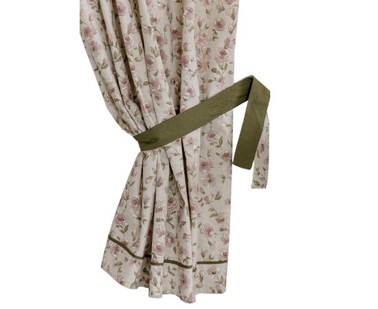 Штора Прованс комплект с подхватами Тереза цветочки 136х170 см 2 шт (034458), изображение 4 Штора Прованс комплект с подхватами Тереза цветочки 136х170 см 2 шт (034458), изображение 4