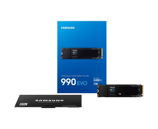 Накопитель SSD M.2 2280 1TB 990 EVO Samsung (MZ-V9E1T0BW), изображение 8 Накопитель SSD M.2 2280 1TB 990 EVO Samsung (MZ-V9E1T0BW), изображение 8