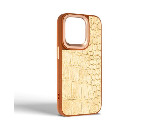 Чехол для мобильного телефона Harder Crocosaur Apple iPhone 14 Pro Beige (ARM76721), изображение 2 Чехол для мобильного телефона Harder Crocosaur Apple iPhone 14 Pro Beige (ARM76721), изображение 2
