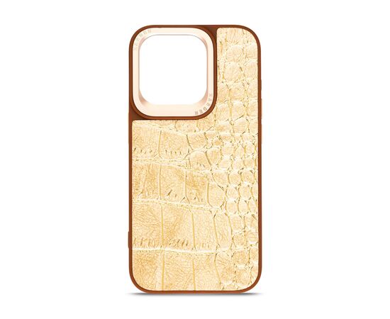 Чехол для мобильного телефона Harder Crocosaur Apple iPhone 14 Pro Beige (ARM76721)