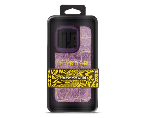 Чехол для мобильного телефона Harder Crocosaur Apple iPhone 14 Pro Purple (ARM76722), изображение 3 Чехол для мобильного телефона Harder Crocosaur Apple iPhone 14 Pro Purple (ARM76722), изображение 3