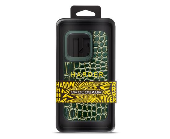 Чехол для мобильного телефона Harder Crocosaur Apple iPhone 15 Pro Green (ARM76702), изображение 3 Чехол для мобильного телефона Harder Crocosaur Apple iPhone 15 Pro Green (ARM76702), изображение 3