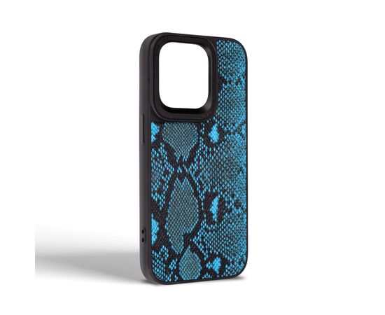 Чехол для мобильного телефона Harder Genuine Snake Apple iPhone 14 Pro Dark Blue (ARM76787), изображение 2 Чехол для мобильного телефона Harder Genuine Snake Apple iPhone 14 Pro Dark Blue (ARM76787), изображение 2