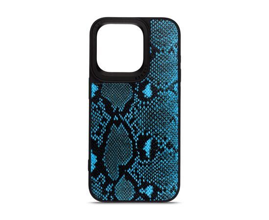 Чехол для мобильного телефона Harder Genuine Snake Apple iPhone 15 Pro Dark Blue (ARM76781)