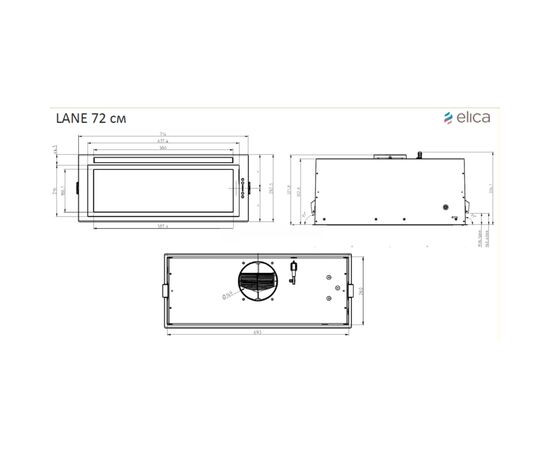 Вытяжка кухонная Elica ENTER IX/A/72, изображение 11 Вытяжка кухонная Elica ENTER IX/A/72, изображение 11