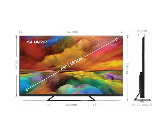 Телевизор Sharp C65EQ3E (4T-C65EQ3EM2AG), изображение 9 Телевизор Sharp C65EQ3E (4T-C65EQ3EM2AG), изображение 9