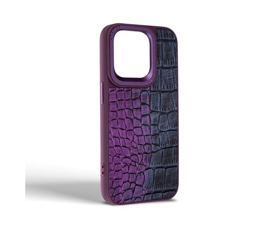 Чехол для мобильного телефона Harder Glamorous Croco Apple iPhone 14 Pro Dark Purple (ARM76771), изображение 2 Чехол для мобильного телефона Harder Glamorous Croco Apple iPhone 14 Pro Dark Purple (ARM76771), изображение 2