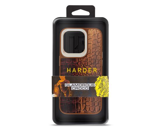 Чехол для мобильного телефона Harder Glamorous Croco Apple iPhone 15 Pro Magma (ARM76764), изображение 3 Чехол для мобильного телефона Harder Glamorous Croco Apple iPhone 15 Pro Magma (ARM76764), изображение 3