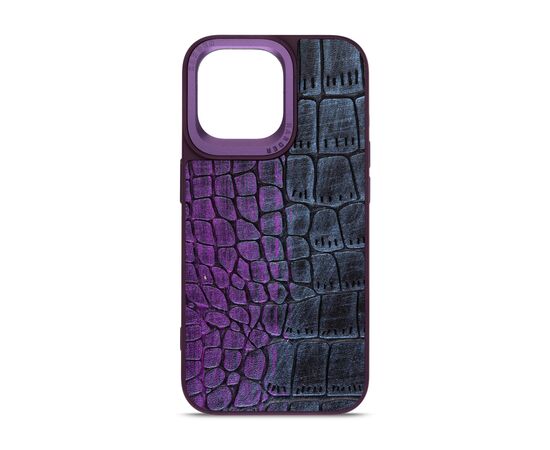 Чехол для мобильного телефона Harder Glamorous Croco Apple iPhone 15 Pro Max Dark Purple (ARM76767)