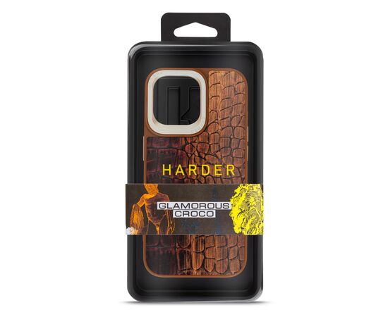 Чехол для мобильного телефона Harder Glamorous Croco Apple iPhone 15 Pro Max Magma (ARM76768), изображение 3 Чехол для мобильного телефона Harder Glamorous Croco Apple iPhone 15 Pro Max Magma (ARM76768), изображение 3