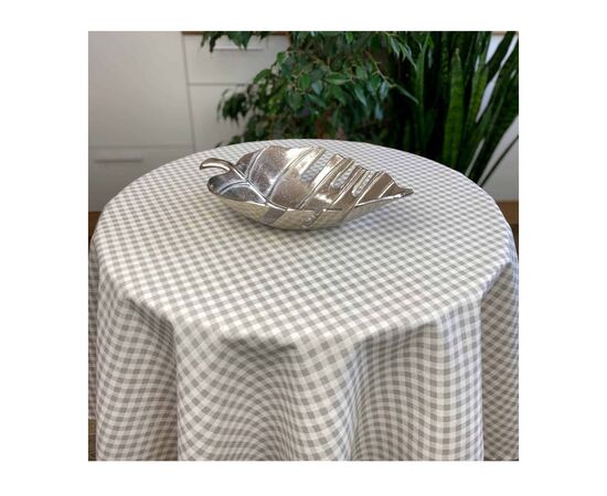 Скатерть Прованс Bella Серая клетка 110х134 (013614), изображение 3