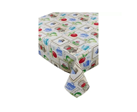 Скатертина Прованс CUPCAKE blue 180х136 (035621), зображення 2 Скатертина Прованс CUPCAKE blue 180х136 (035621), зображення 2