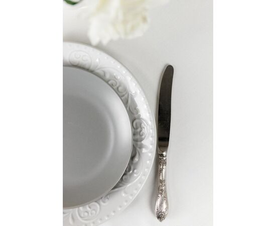 Скатерть Прованс Kelly белая 140х140 (32910), изображение 6