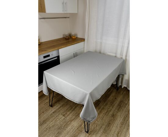 Скатерть Прованс Kelly серая 350х140 (33014), изображение 3 Скатерть Прованс Kelly серая 350х140 (33014), изображение 3