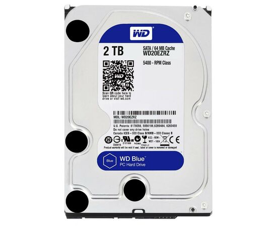 Жесткий диск 3.5" 2TB WD (WD20EZRZ)