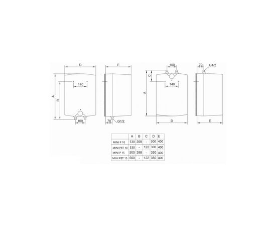 Бойлер TIKI GT 10U (MiniPBT10V9), изображение 4 Бойлер TIKI GT 10U (MiniPBT10V9), изображение 4