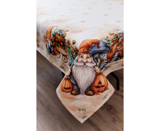 Скатерть Прованс гобеленовая Тыквенные гномы 135х260 (036245), изображение 5 Скатерть Прованс гобеленовая Тыквенные гномы 135х260 (036245), изображение 5