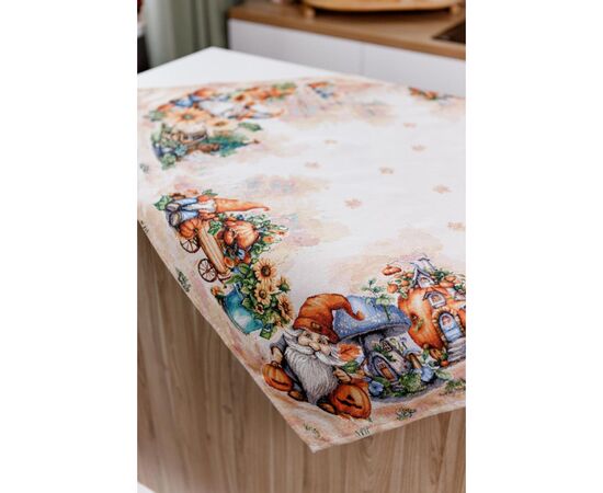 Скатерть Прованс гобеленовая Тыквенные гномы D-180 (036335), изображение 10 Скатерть Прованс гобеленовая Тыквенные гномы D-180 (036335), изображение 10
