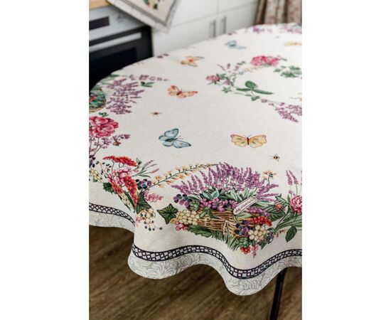 Скатерть Прованс Лавандовое поле (oval) 135х240 (034199), изображение 3 Скатерть Прованс Лавандовое поле (oval) 135х240 (034199), изображение 3