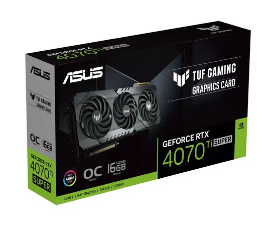 Видеокарта ASUS GeForce RTX4070Ti SUPER 16Gb TUF OC OG GAMING (TUF-RTX4070TIS-O16G-OG-GAMING), изображение 11 Видеокарта ASUS GeForce RTX4070Ti SUPER 16Gb TUF OC OG GAMING (TUF-RTX4070TIS-O16G-OG-GAMING), изображение 11