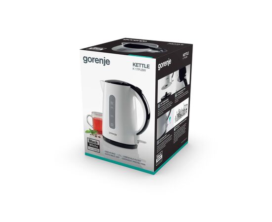 Электрочайник Gorenje K17PLBW, изображение 6 Электрочайник Gorenje K17PLBW, изображение 6
