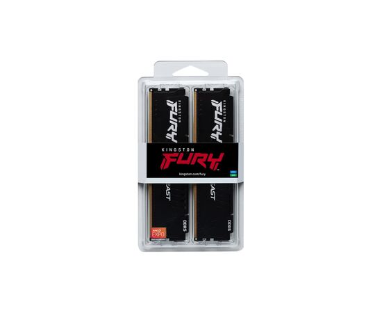 Модуль памяти для компьютера DDR5 32GB (2x16GB) 5200 MHz Beast AM5 Black Kingston Fury (ex.HyperX) (KF552C36BBEK2-32), изображение 5 Модуль памяти для компьютера DDR5 32GB (2x16GB) 5200 MHz Beast AM5 Black Kingston Fury (ex.HyperX) (KF552C36BBEK2-32), изображение 5