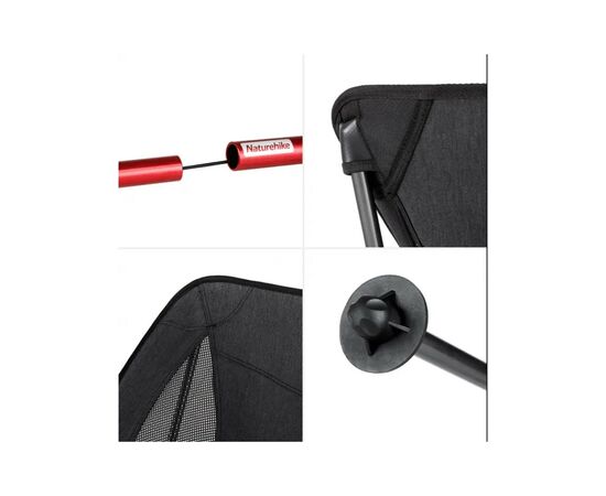 Стул складной Naturehike YL05 NH18Y050-Z бежевий (6927595753521), изображение 2