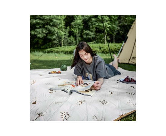 Туристический коврик Naturehike CNK2300DZ019 180 х 200 см бежевий (6976023922930), изображение 8 Туристический коврик Naturehike CNK2300DZ019 180 х 200 см бежевий (6976023922930), изображение 8