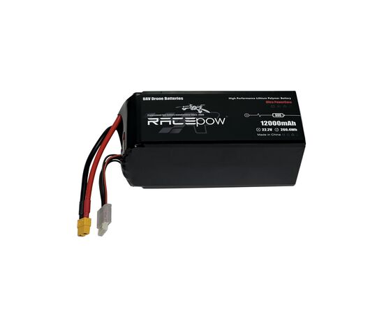 Аккумулятор для дрона RacePow Lipo 6s 12000mAh 60C XT60 (12000mAh-6s-60C), изображение 3 Аккумулятор для дрона RacePow Lipo 6s 12000mAh 60C XT60 (12000mAh-6s-60C), изображение 3