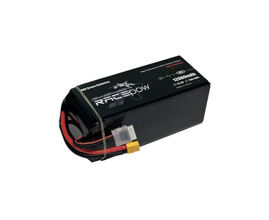 Аккумулятор для дрона RacePow Lipo 6s 12000mAh 60C XT60 (12000mAh-6s-60C), изображение 4 Аккумулятор для дрона RacePow Lipo 6s 12000mAh 60C XT60 (12000mAh-6s-60C), изображение 4